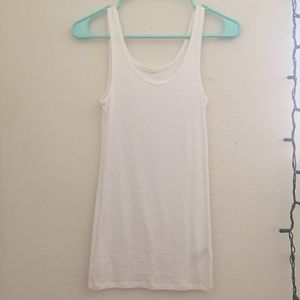 White Basic Tank Top